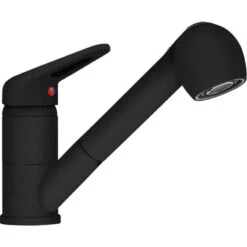 Franke FC 9547.901 Mitigeur D'évier Avec Douchette Extractible, Noir Mat 115.0659.840