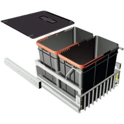 Franke POUBELLE SORTER DUO 45 2 BACS 44L Systemes De Tri Des Déchets 121.0150.144