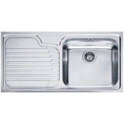 Franke Galassia GAX 611, 1000x500 Mm, évier Inox Lisse, Cuve Droite 022658