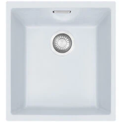 Franke SIRIUS SID 110-34 Évier Tectonite, Blanc Polaire 125.0275.818