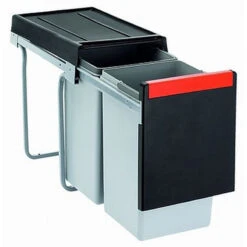 Franke POUBELLE CUBE 30 2 BACS 10/20L MANU Systemes De Tri Des Déchets 134.0039.554