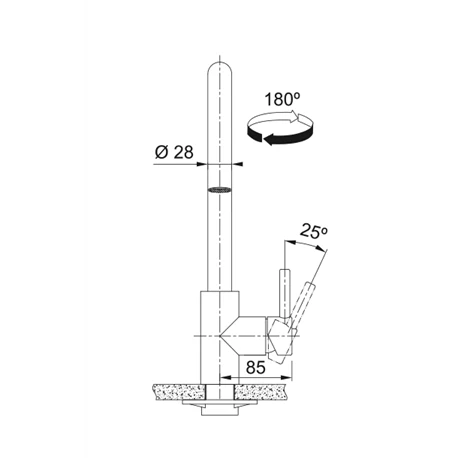 Franke Mitigeur Cuisine Kubus Douchette Double-jets Inox 474733 – Image 5