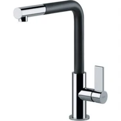 Franke Mitigeur Cuisine Neptune Evo à Douchette Chromé / Noir Mat 603052