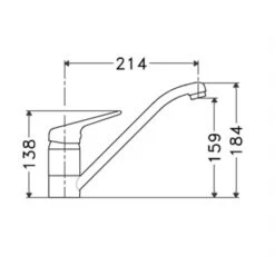 Franke Mitigeur Cuisine Novara Plus Blanc Artic 826536