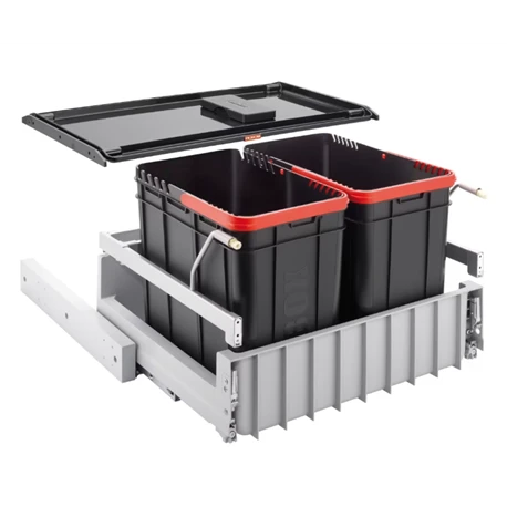 Franke Poubelle Sous évier Sorter Duo 60, 2 Bacs 44 Litres 414024