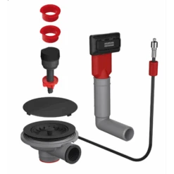 Franke Vidage Pour évier Noir Automatique, 1 Cuve à Encastrer Et Sous-plan 094923