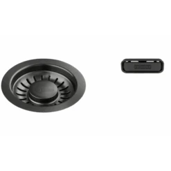 Franke Vidage Pour éviers Et Cuves Inox Anthracite Bonde Ø90 Mm Et Trop-plein 053555